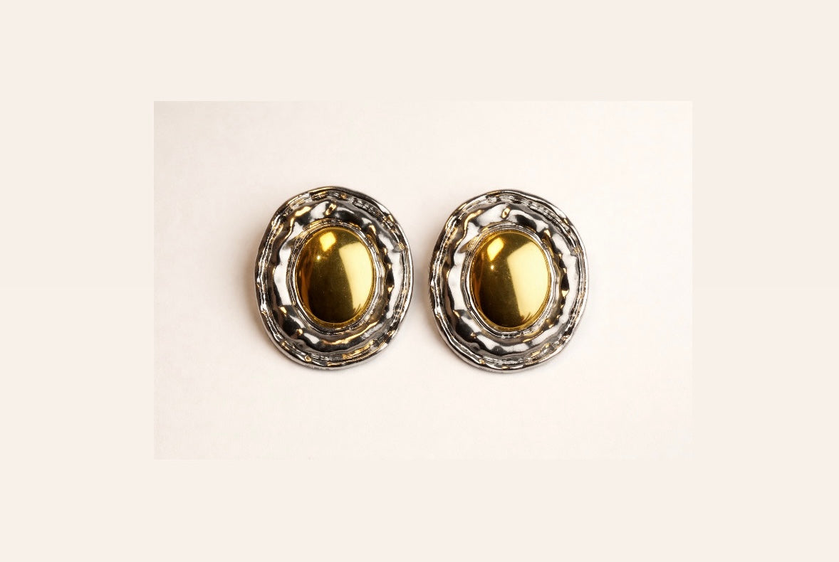 Oversized Mixed Metal Studs