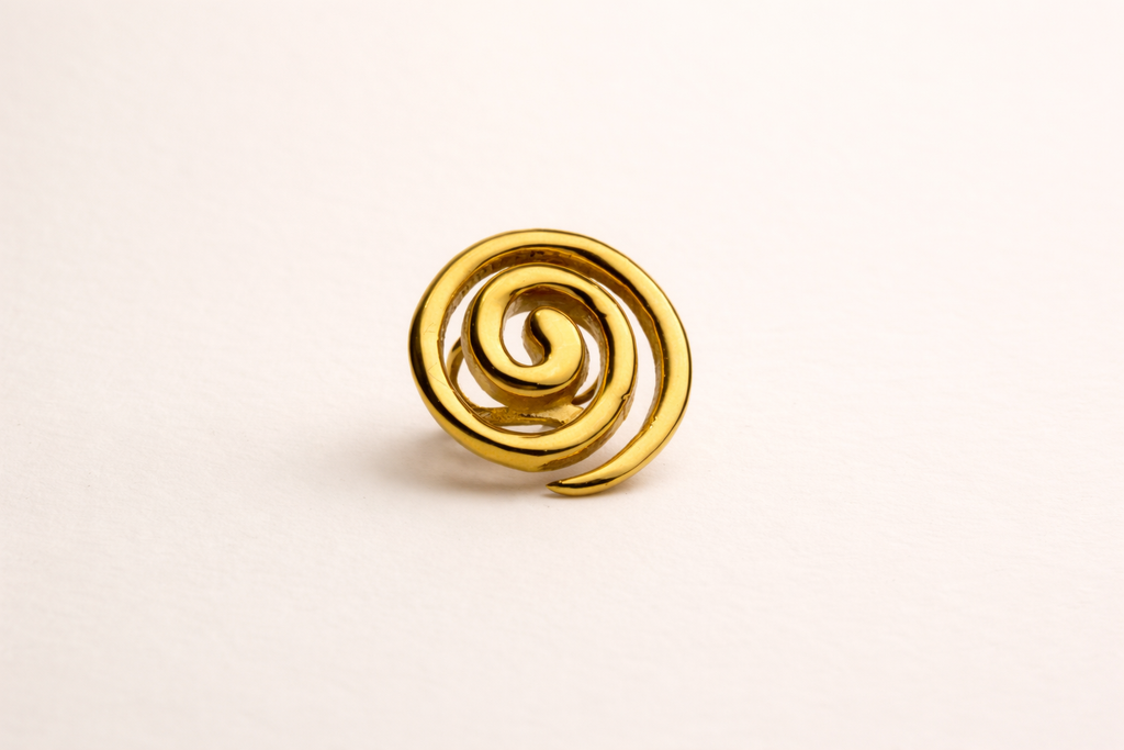 Spiral Statement Ring