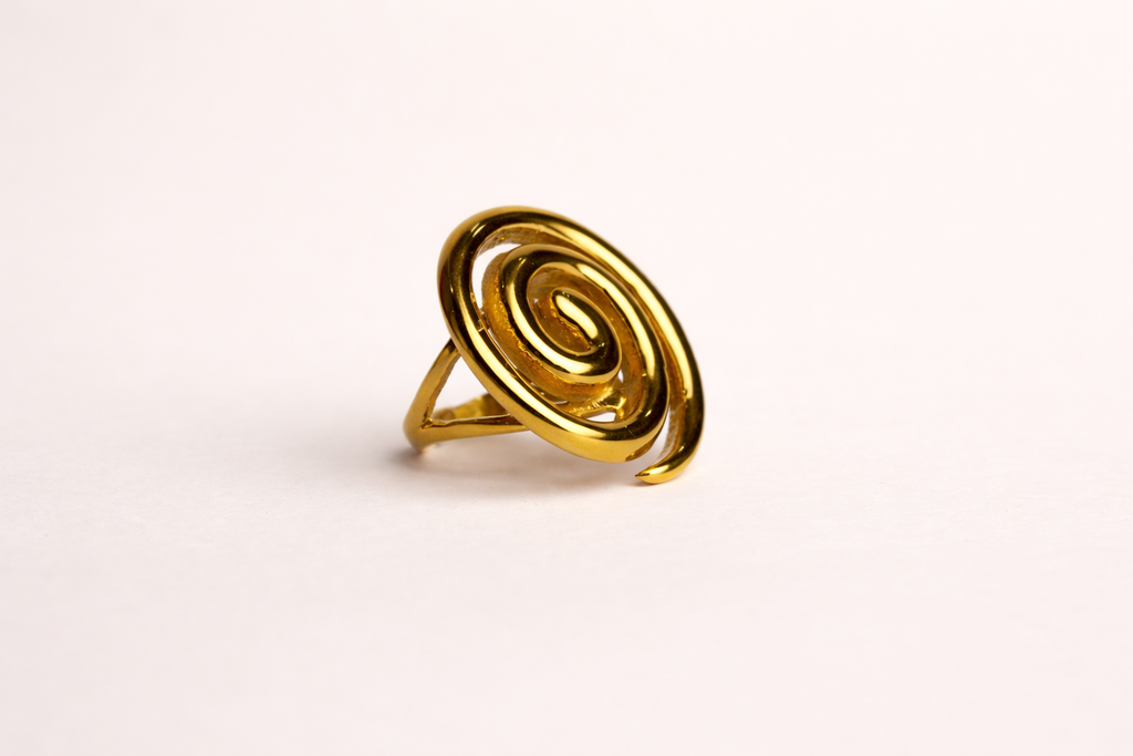 Spiral Statement Ring