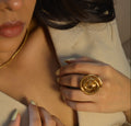 Spiral Statement Ring