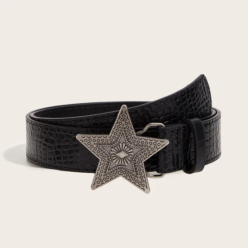 Star Buckle Belt