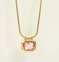 Pink Stone Necklace